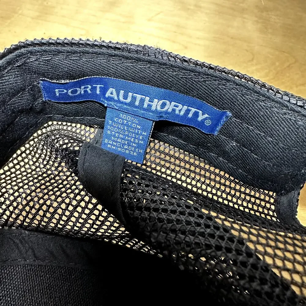 Port Authority Snowbird The Summit Baseball Cap Cotton Mesh Back Black One Size